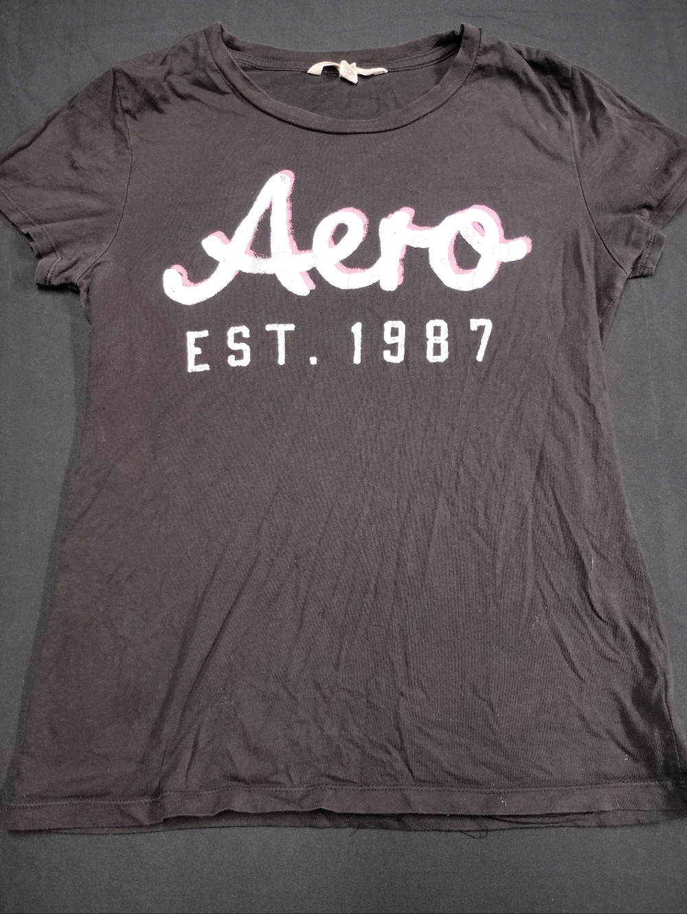 Aero EST. 1987 Black Graphic Tee